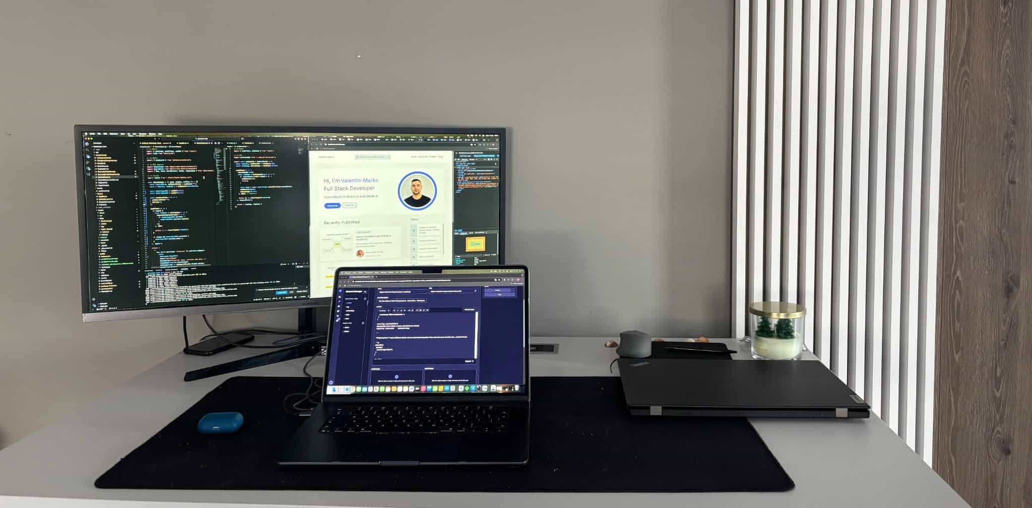 Valentin Marko’s software development workstation